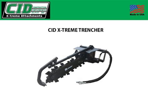 cid mini skid steer trencher for sale|CID Construction Attachments For Sale.